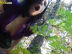 A Rocker Girl Having Sex Outdoors