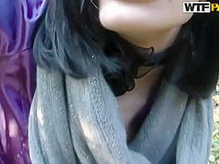 A Rocker Girl Having Sex Outdoors
