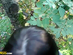 A Rocker Girl Having Sex Outdoors