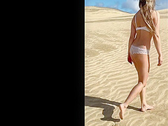 Kinky Girlfriend Taken To Desert And Fucked Her In Open