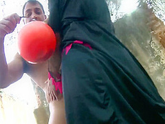 Threesome With My Wife A Milf With Huge Breasts Gets Her