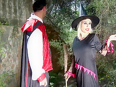 Threesome With My Wife A Milf With Huge Breasts Gets Her