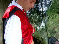 Threesome With My Wife A Milf With Huge Breasts Gets Her