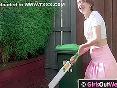 Hairy Pussy Squirts During Lesbian Sex