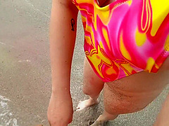 I Find A Lonely Girl On The Beach And She Sucks My Cock