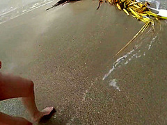 I Find A Lonely Girl On The Beach And She Sucks My Cock