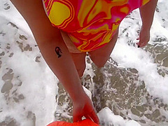 I Find A Lonely Girl On The Beach And She Sucks My Cock