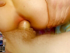 Threesome At The Beach With Blonde French Slut
