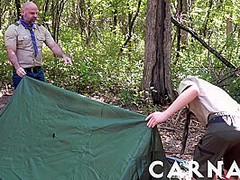 ScoutBoys Dirty Troop leader Bishop Angus barebacks twink scout deep