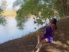 I Masturbate On The Mountain And A Tourist Arrives