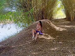 I Masturbate On The Mountain And A Tourist Arrives