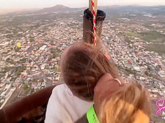 Risky Sex On A Hot Air Baloon Over The Mexico Pyramids