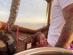 Risky Sex On A Hot Air Baloon Over The Mexico Pyramids