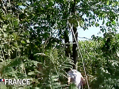 Brunette Gets Fucked By Two Horny Scumbags - A Arella Empusa