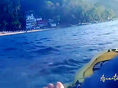 Proper Cumshot Into Pussy After Having Fun With Jet Sky And Beach 10 Min - Ashia Ho