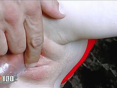 Lena Luminescente Assfucked By Jorge At The Beach