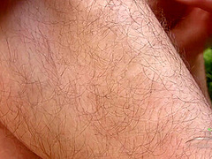 Luca Is Outside Stretching Her Nice Body