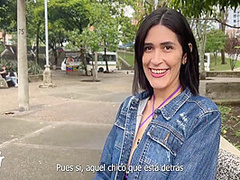 Zack King - Jade Mercury Meets A Ramdom Guy Close To The Subway, Tease Him And Invite Him To Fuck On Video. 11 Min