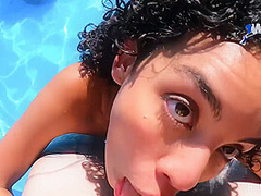 Naughty Brazilian Girls Giving Pussy In A Public Pool - Swaping Couples - Collab Galego Bsb