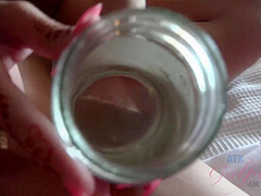She Gives You A Blowjob On Her Stomach Before Lubing Up Her Feet