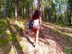 Picked Up A Stranger And Divorced Her For Anal Sex In The Woods