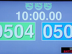 Public lezdom wrestling pussyeating