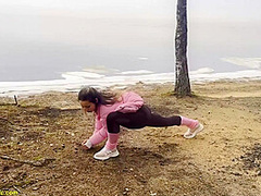 flexi girl gets banged in public