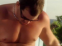After An Outdoor Fuck Shelly Elson Gets A Load Of Cum To The Tits - BANG!