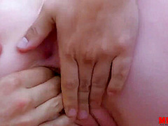2 Big Cocks In One Small And Sweet Smashed In Pink Pussy