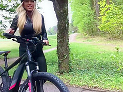 The Hottest Bike Ride Ever Pissed All Over And Fucked Hard In The Ass...! Daynia