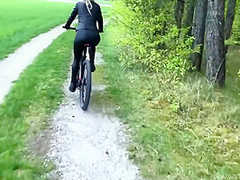 The Hottest Bike Ride Ever Pissed All Over And Fucked Hard In The Ass...! Daynia