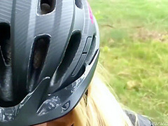 The Hottest Bike Ride Ever Pissed All Over And Fucked Hard In The Ass...! Daynia