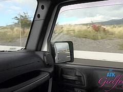 Ashley Fucked In Car Before Sunset