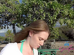 Ashley Fucked In Car Before Sunset