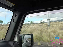 Ashley Fucked In Car Before Sunset