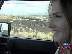 Ashley Fucked In Car Before Sunset