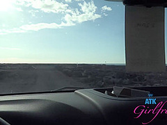 Ashley Fucked In Car Before Sunset