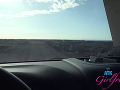 Ashley Fucked In Car Before Sunset