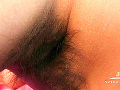 Rhys Adams Fingers Play Across Her Hairy Pussy