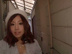 Pretty Japanese Teen Gets Cum In Mouth After Sucking A Big Cock Outdoor Pov