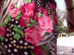Aloras Big Tit Outdoors Flashing Adventure In Tampa