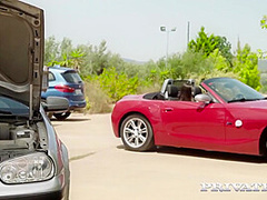 Aruna Aghora - This Brunette Asks For A Ride And Gets Dicked