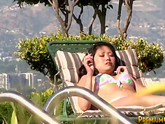 Smoking Asian Teen 18+ Slut Gets Buried In Cum