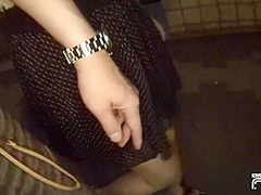 Pretty Japanese Babe Sucks Her Lover Big Dick In A Car And In A Toilet