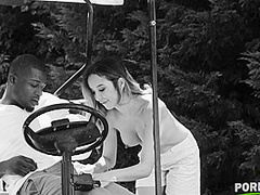 Hole in 1: Gold Coach Uses his Big Black Driver to Make Francys Belle Squirt Hard GP2019 - PornWorld