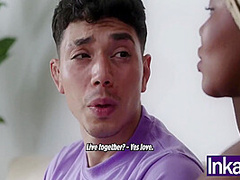 Traiciono A Mi Hermanastro Cuando Sale A Trabajar Y Me Follo A Su Novia Ebony Culona Latina. 11 Min - Ricardo Inka And Angela Evano