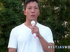 Horny Japanese gang romps Sara Saijo in outdoor - best Asian porn!