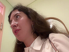 Katty West - I Asked A Friend To Cum On My Face In A Cafe So I Could Eat Food With Sperm - Public Cumwalk 10 Min