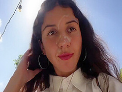 Katty West - I Asked A Friend To Cum On My Face In A Cafe So I Could Eat Food With Sperm - Public Cumwalk 10 Min