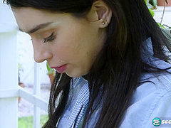 Joseline Kelly Takes Off Her Schoolgirl Uniform and Masturbates